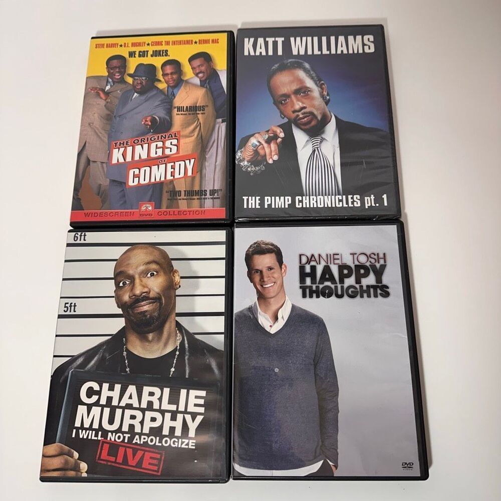 Stand-Up Comedy DVD Lot Comedian Set of 4 Movies